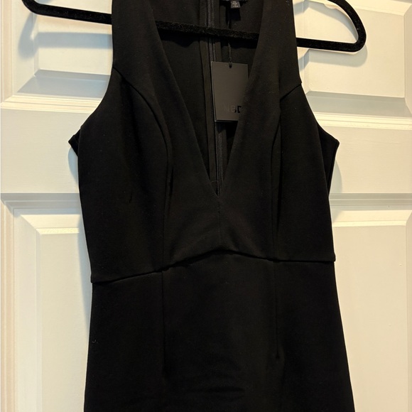 NBD Black Asymmetrical Sleeveless Dress - Picture 2 of 5